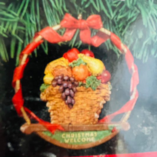 Hallmark, Christmas Welcome, Dated 1991, Keepsake Ornament, QX529-9