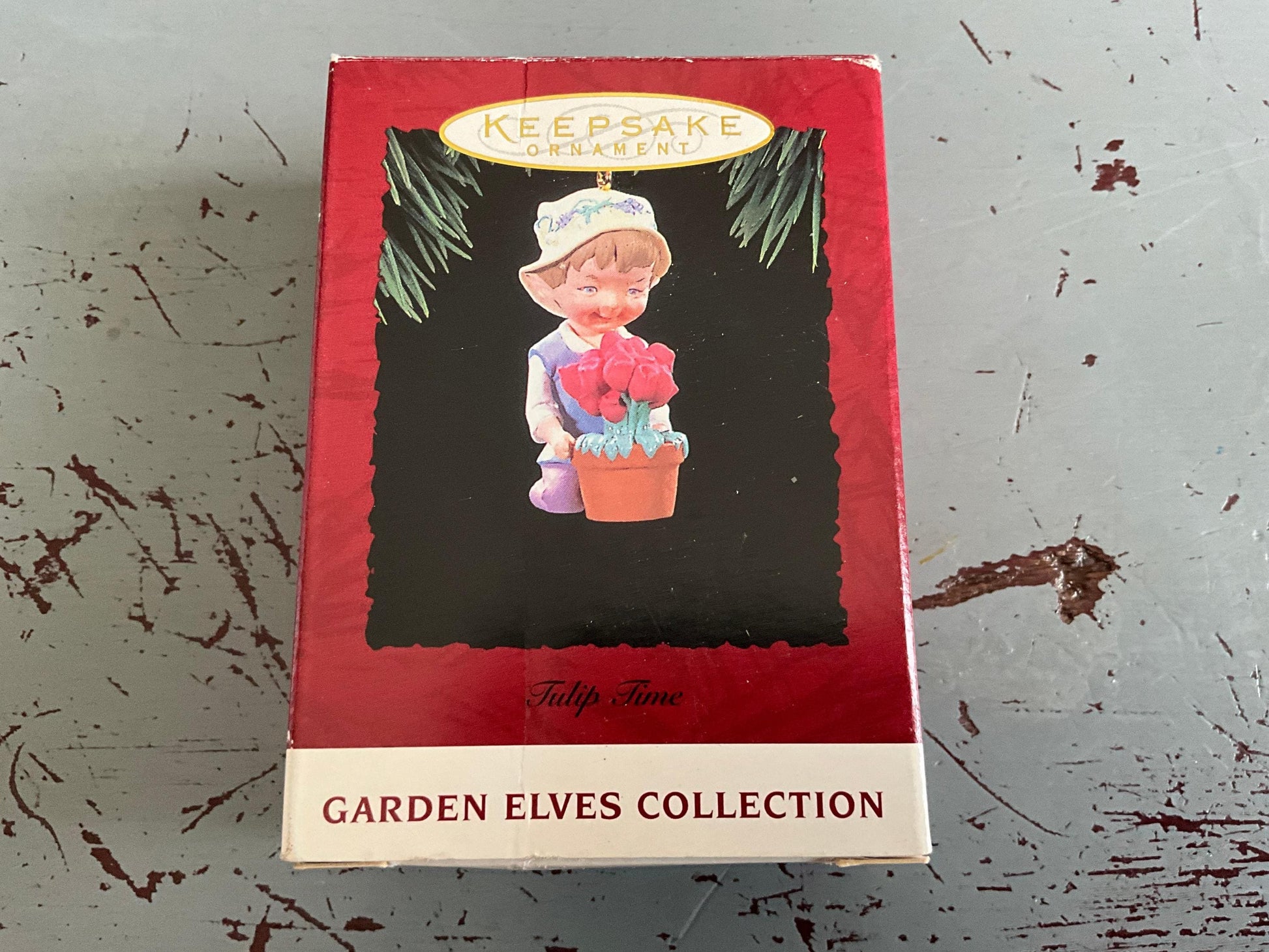 Hallmark Tulip Time 1994 Garden Elves Collection Keepsake Ornament QX509-3