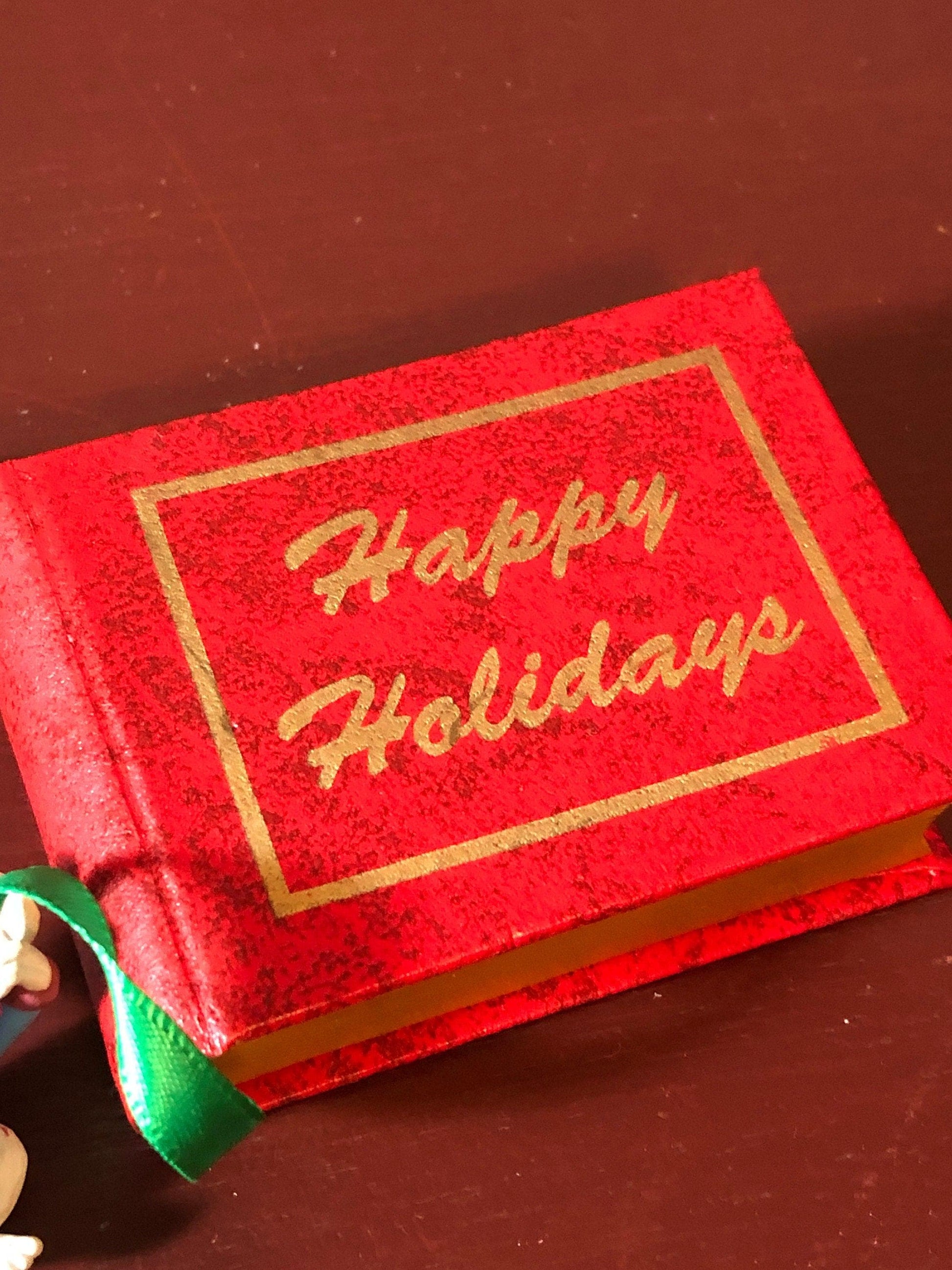 Hallmark Keepsake, Happy Holidays, Photo Holder, Dated 1995, Keepsake Ornament, QX6307