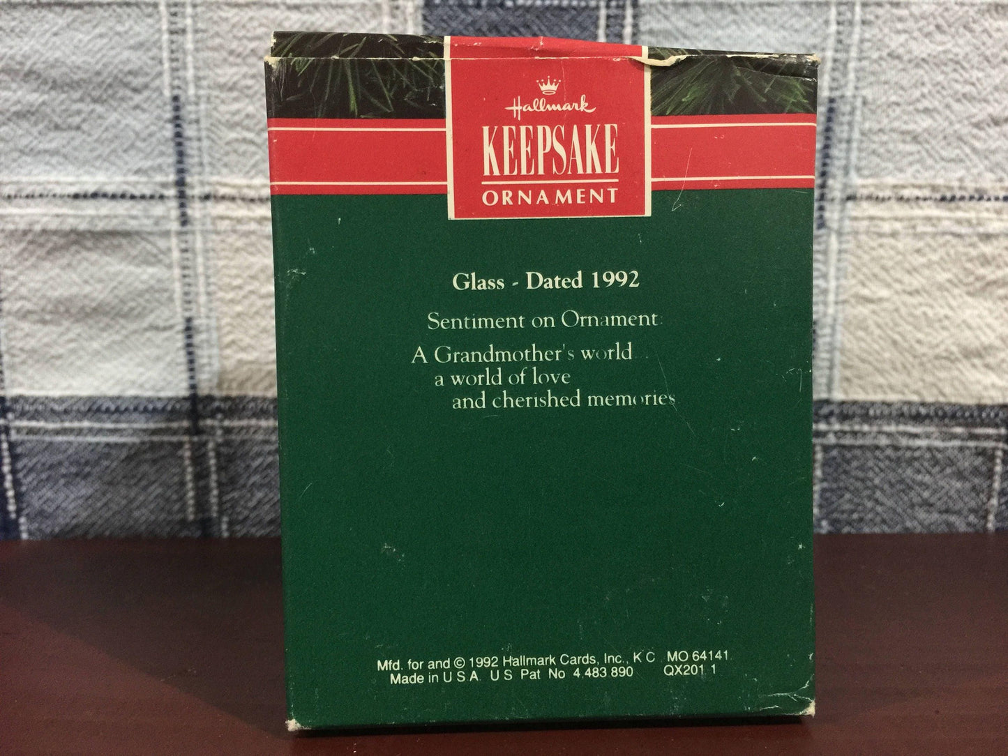 Hallmark, Grandmother You're Wonderful, Dated 1990, Keepsake Ornament, QX2236