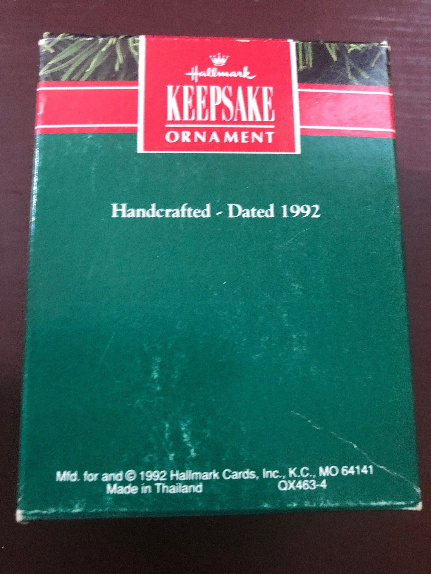 Hallmark, Granddaughter's First Christmas, Dated 1992, Keepsake Ornament, QX4634, Handcrafted