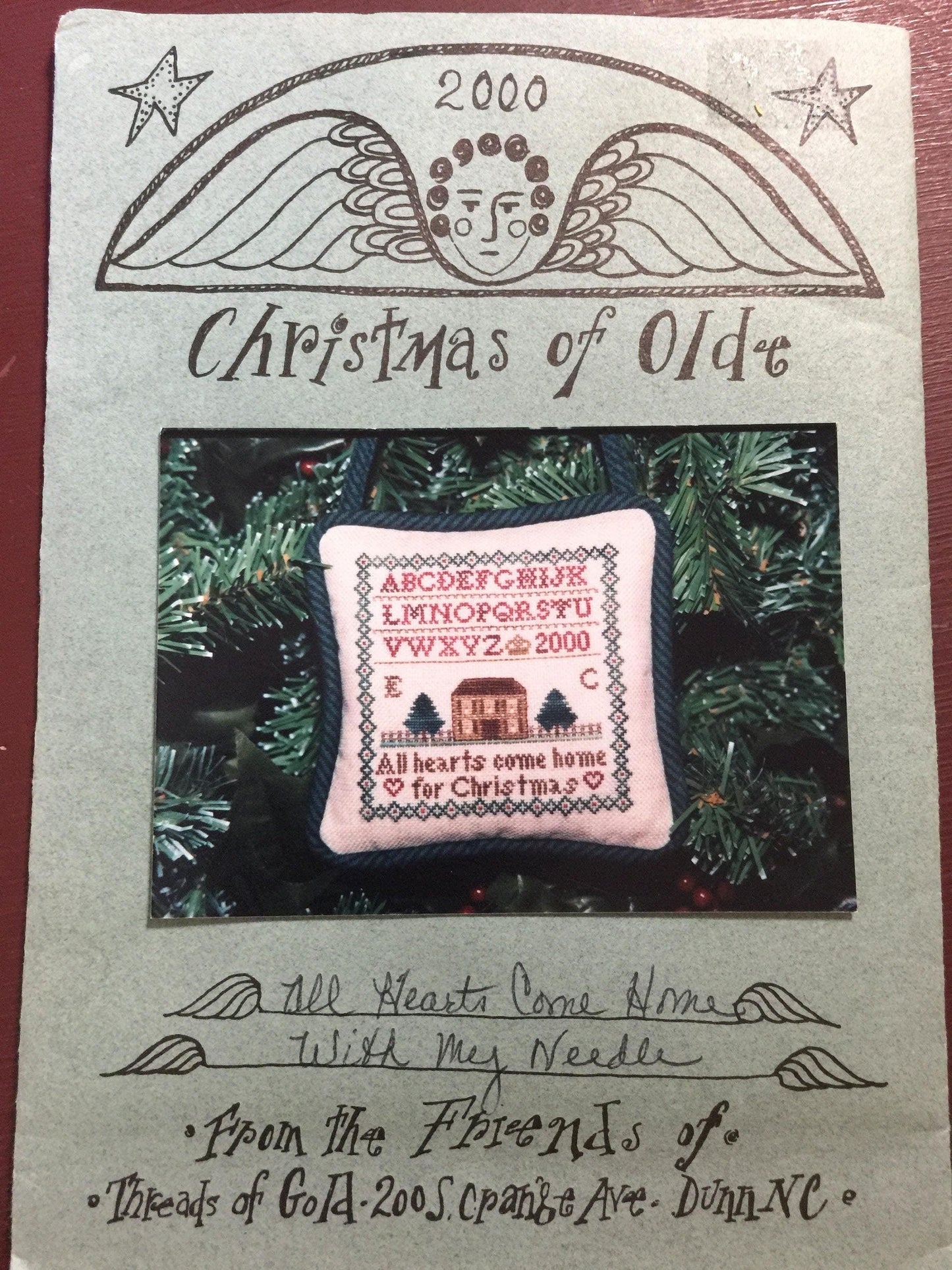 Christmas of Olde "All Hearts come home" by With My Needle Threads of Gold counted cross stitch pattern