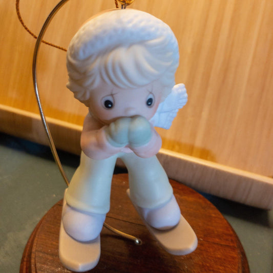 Enesco, Precious Moments, It's So Uplifting To Have A Friend Like You, Porcelain Ornament