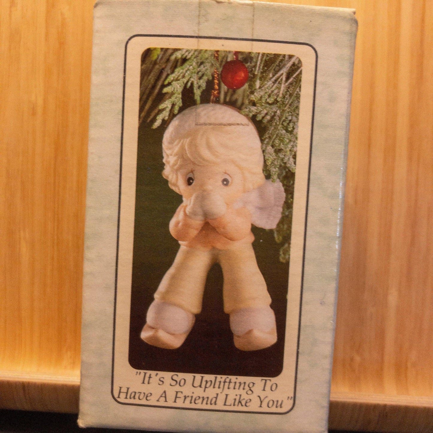 Enesco, Precious Moments, It's So Uplifting To Have A Friend Like You, Porcelain Ornament