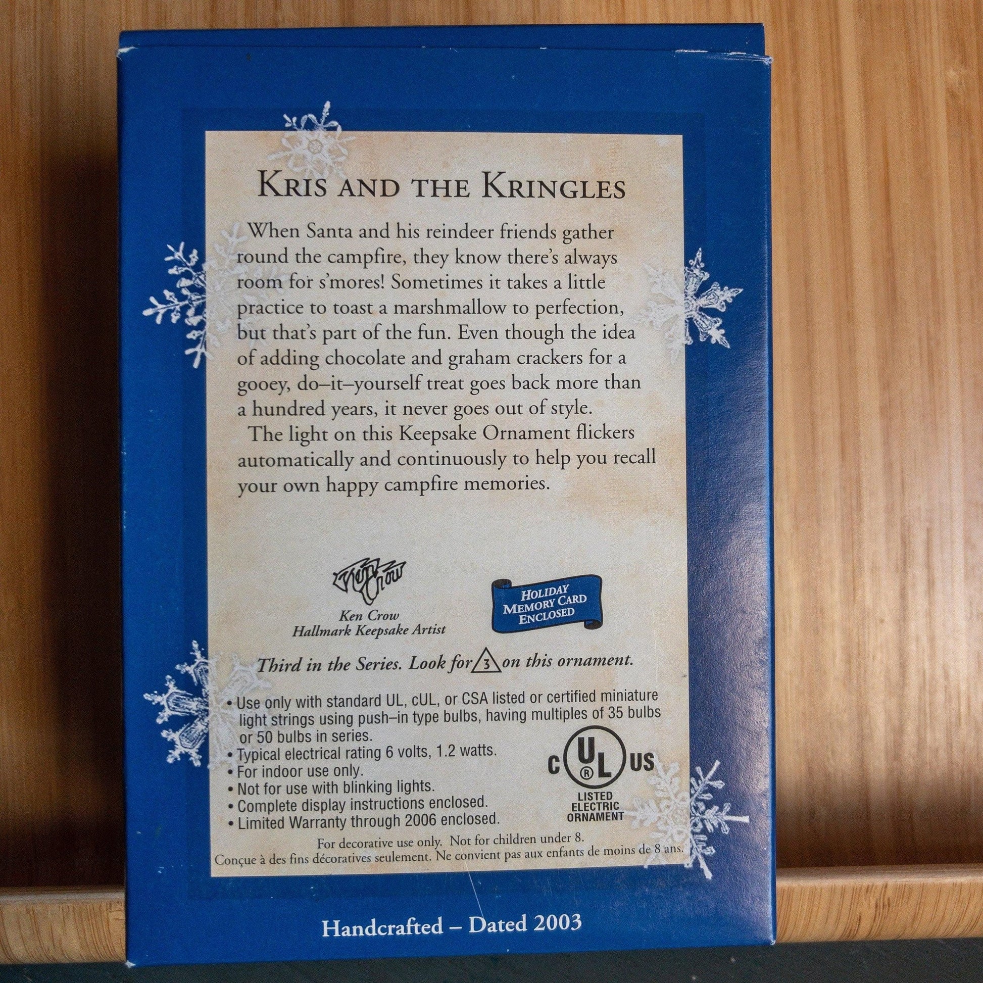 Hallmark, Kris And The Kringles #3, Dated 2003, Keepsake Ornament, QX7439,*
