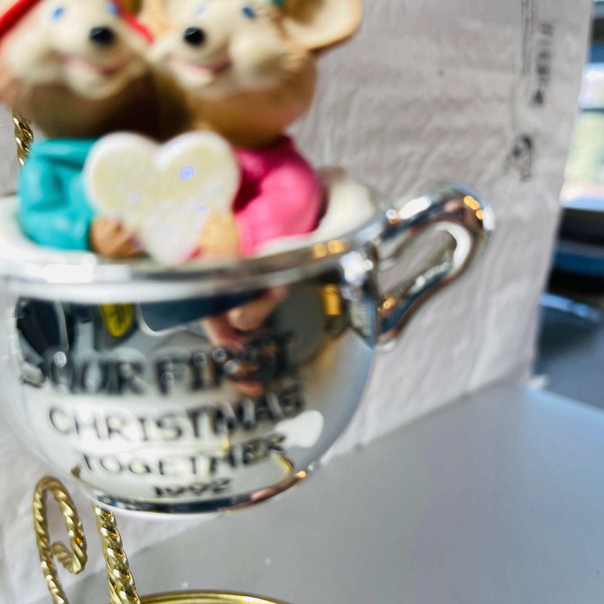 Hallmark, Our First Christmas Together, Dated 1992, Keepsake Ornament, QX5061