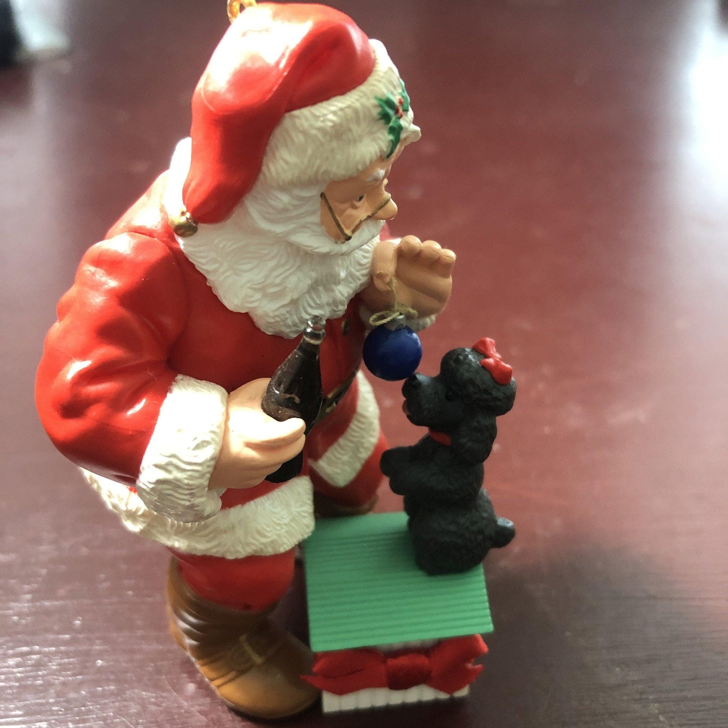 Hallmark, Playful Pals, Coca-Cola Santa, Dated 1993, Keepsake Ornament, QX5742