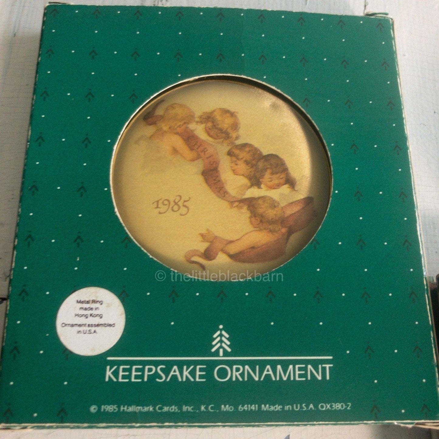 Hallmark, Godchild, Dated 1985, Satin, Keepsake Ornament, QX3802*