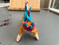 Beautiful ballerina princess felt Christmas holiday ornament