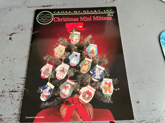 Cross My Heart Christmas Mini Mittens cross stitch chart