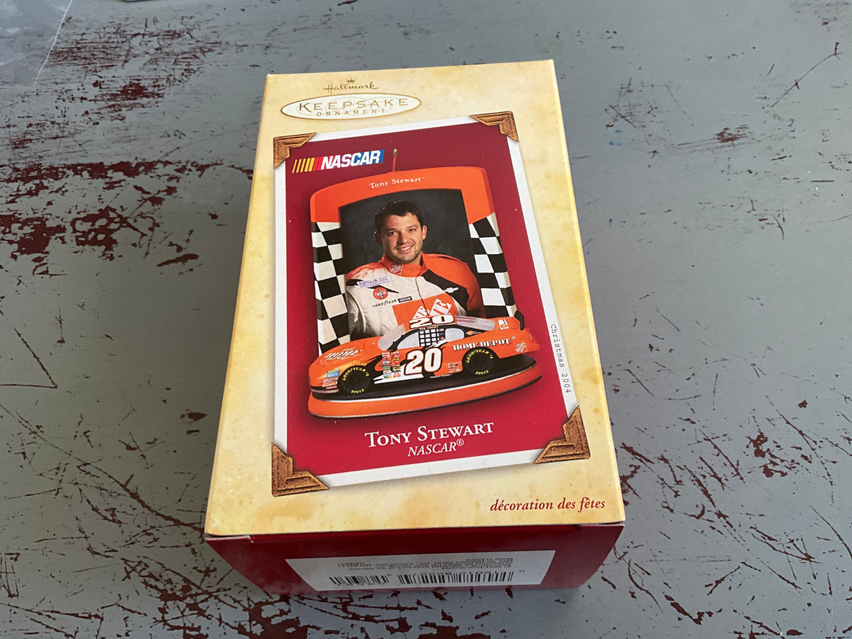 Hallmark Tony Stewart 2004 NASCAR Keepsake Ornament QXI8651