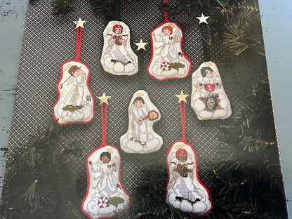 Douglas Designs Angelic All-Stars part 1 & 2 set of 2 cross stitch charts