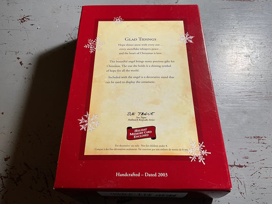 Hallmark Glad Tidings 2003 Keepsake Ornament QRP4327