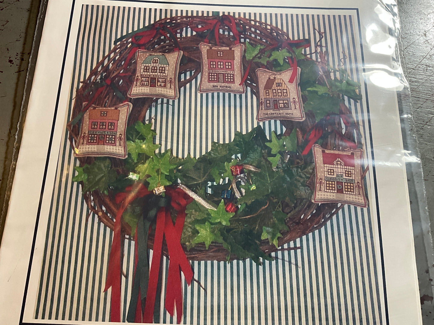 Margaret & Margaret Dickens’ Village Ornaments cross stitch chart signed by designer!