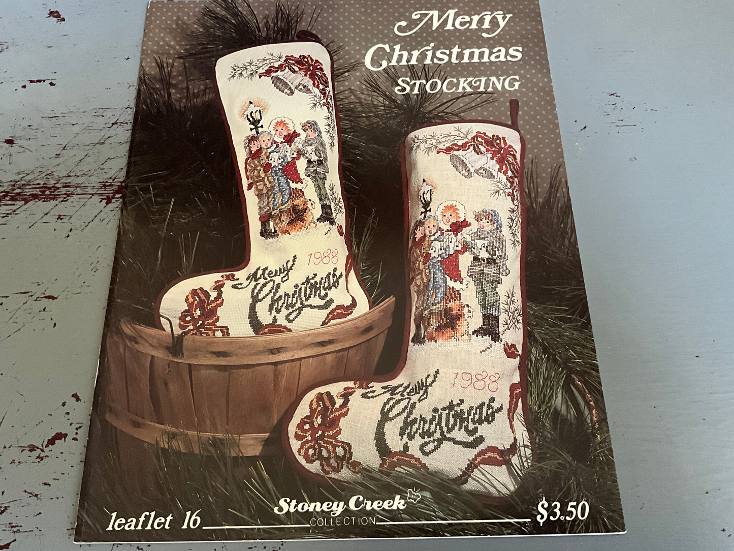 Stoney Creek Collection choice of beautiful Christmas stocking vintage cross stitch charts see pictures and variations*