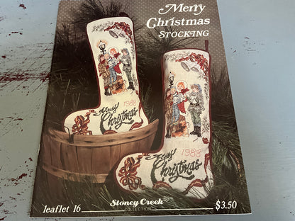Stoney Creek Collection choice of beautiful Christmas stocking vintage cross stitch charts see pictures and variations*