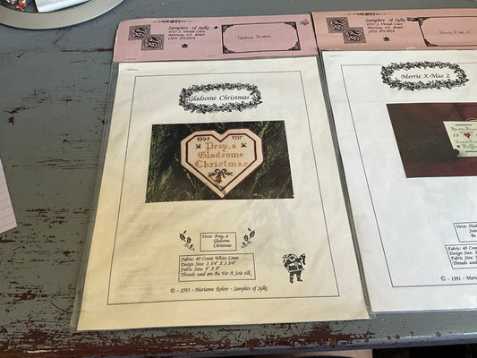 Samplers of Sylke choice cross stitch kits see pictures and variations