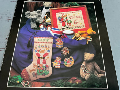 Dimensions Santa Bears 231 cross stitch chart