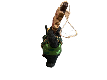 RIGHT TO BEAR ARMS Bear with guns & ammunition belt  Christmas holiday ornament