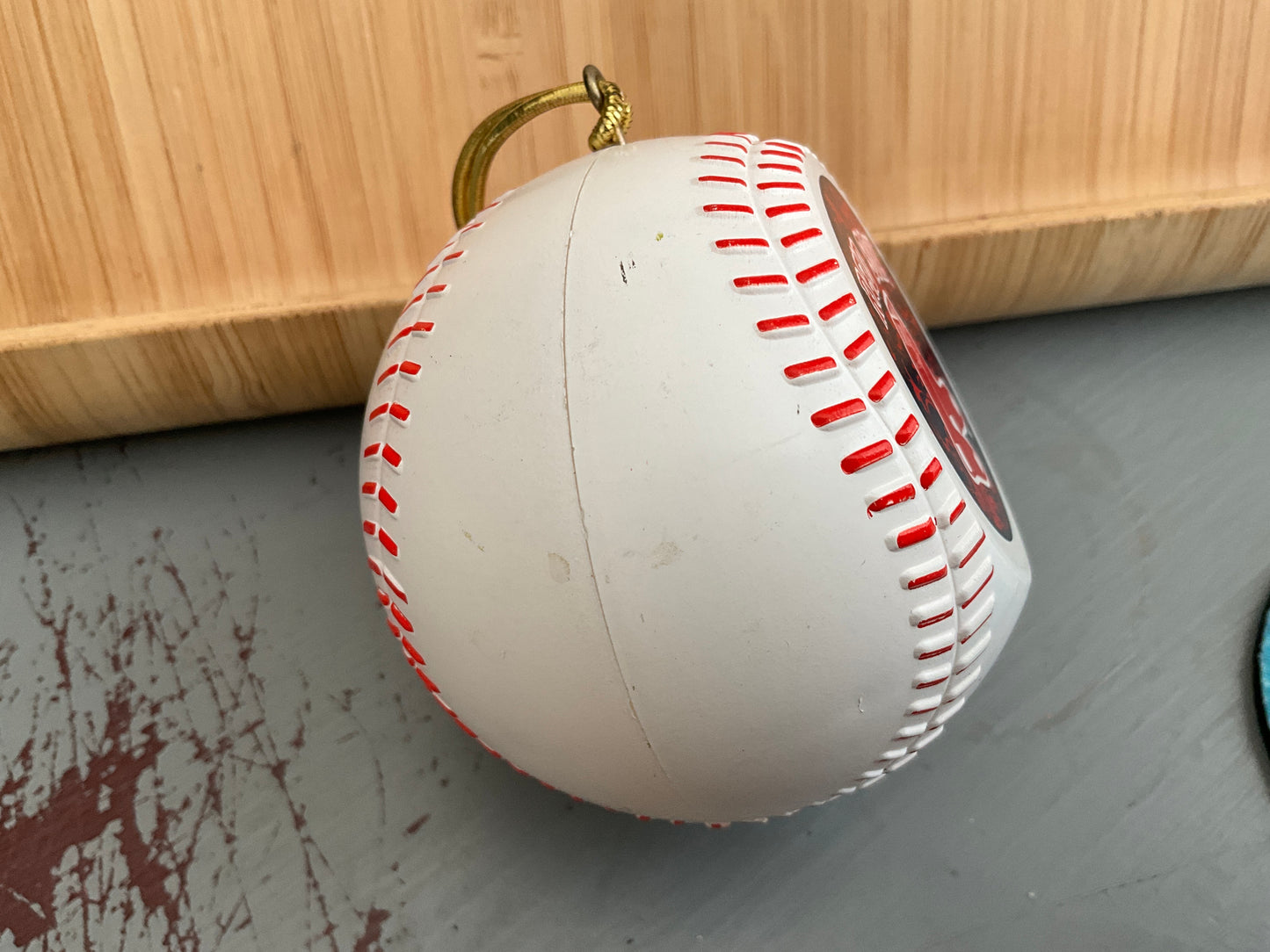 Red Sox baseball sports collectible Christmas holiday ornament