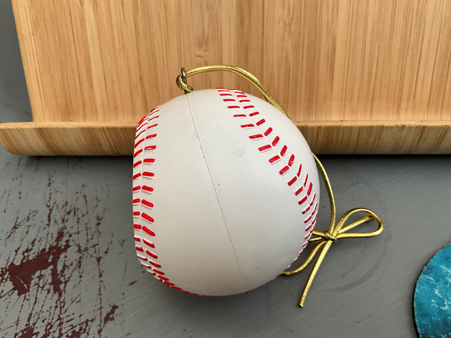 Red Sox baseball sports collectible Christmas holiday ornament