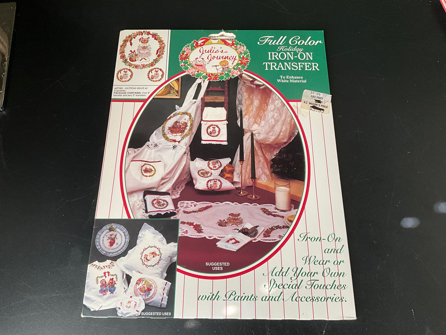 Christmas Iron-On Transfer Appliques choice see pictures & variations