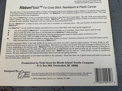 Ribbon floss Santa’s & Angels #8374 counted cross stitch chart