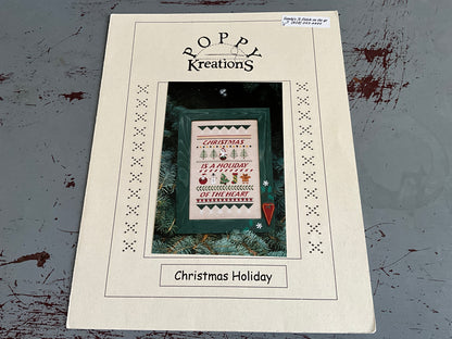 Poppy Kreations Christmas Holiday cross stitch chart