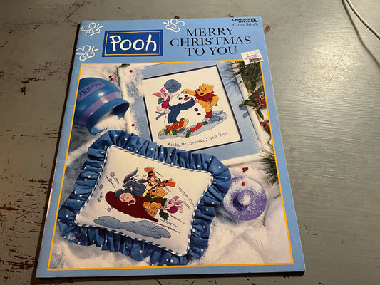 Leisure Arts Pooh Merry Christmas To You cross stitch chart