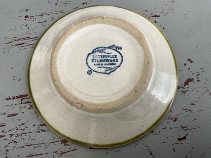 Louisville Stoneware Seasons Greetings collectible 4.75 inch plate