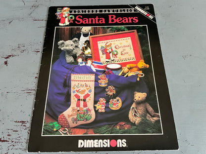 Dimensions Santa Bears 231 cross stitch chart