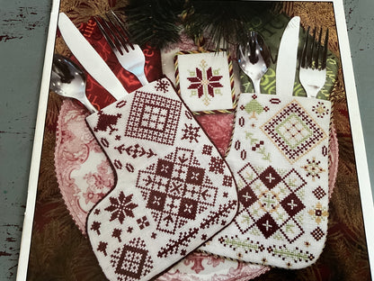 Rosewood Manor Pomegranate Christmas cross stitch chart