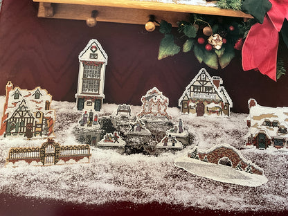 Douglas Designs choice Dickens’ Christmas Village counted cross stitch charts see pictures and variations