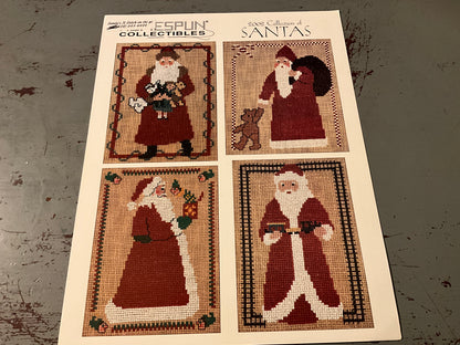 Homespun Collection 2002 collection of Santa’s cross stitch chart