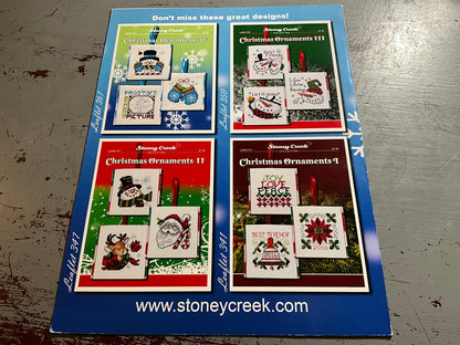 Stoney Creek choice of Christmas cross stitch charts