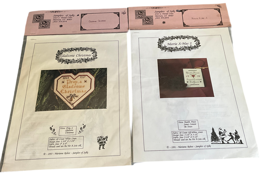 Samplers of Sylke choice cross stitch kits see pictures and variations