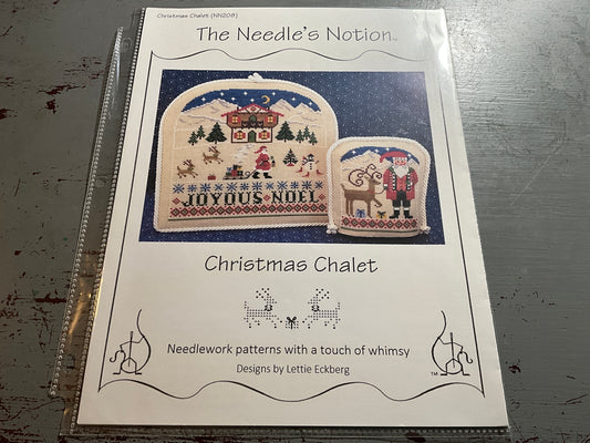 The Needles Notion Christmas Chalet cross stitch chart