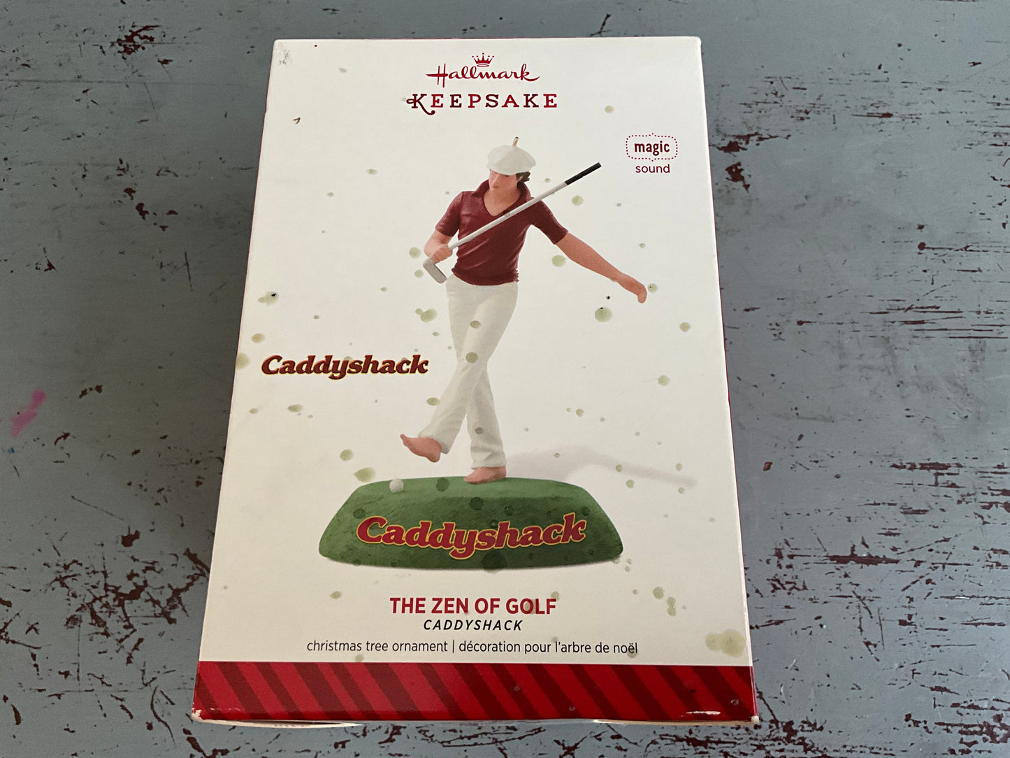Hallmark Caddyshack Chevy Chase the zen of golf 2014 Keepsake Ornament Qxi2506