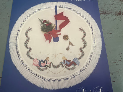 Studio Seven Angel Tree Skirt by Bea & Chris No. 266 counted cross stitch chart