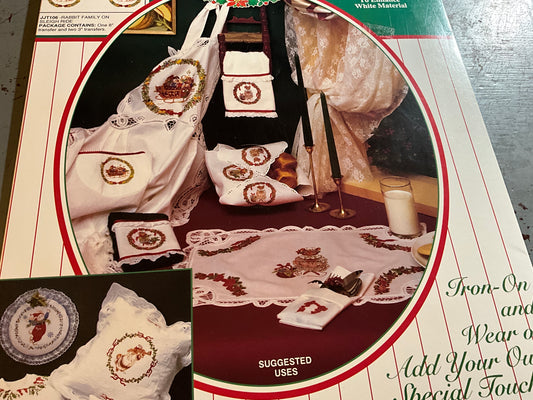 Wang’s International Julie’s Journey Sleigh Ride Full Color Holiday Iron On Transfer