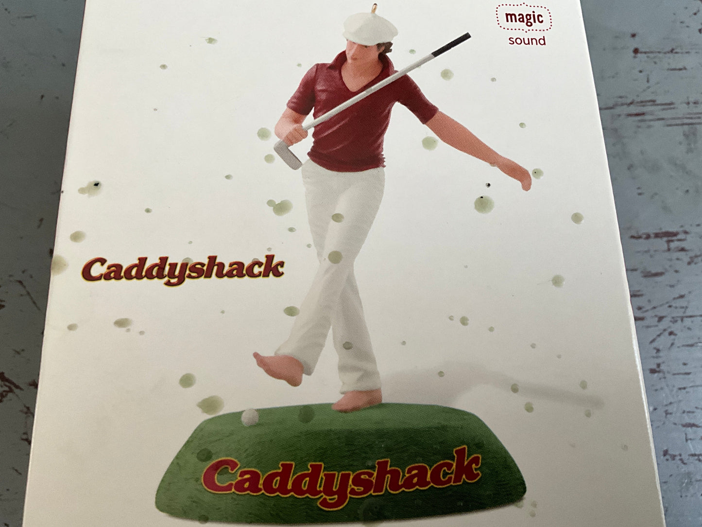 Hallmark Caddyshack Chevy Chase the zen of golf 2014 Keepsake Ornament Qxi2506