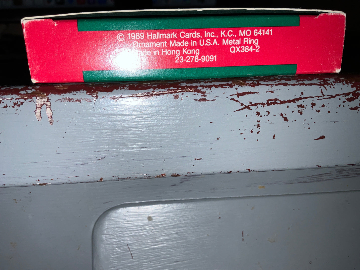 Hallmark Festive Year 1989 Keepsake Ornament QX384-2