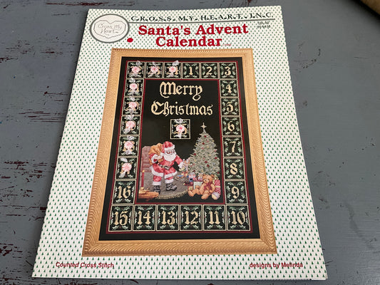 Cross My Heart Santa’s Adventure Calendar CSL-60 counted cross stitch chart