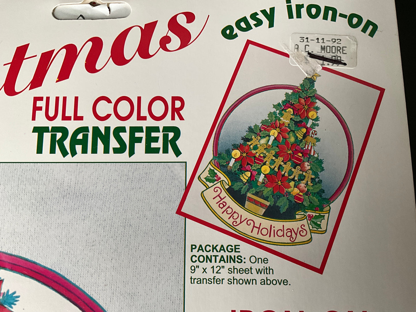 Christmas Iron-On Transfer Appliques choice see pictures & variations