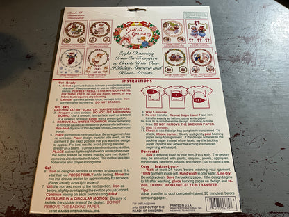 Wang’s International Julie’s Journey Sleigh Ride Full Color Holiday Iron On Transfer