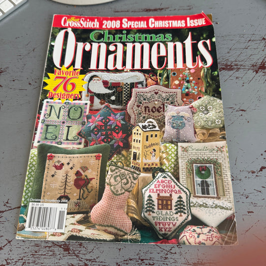 Better Homes and Gardens Cross Stitch Christmas 76 designs 2008 counted cCross stitch magazine