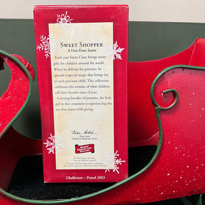 Hallmark choice A Visit From Santa Keepsake Ornaments see pictures and variations*