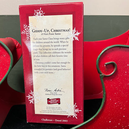 Hallmark choice A Visit From Santa Keepsake Ornaments see pictures and variations*