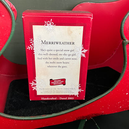 Hallmark choice snowman Keepsake Ornaments see pictures and variations*