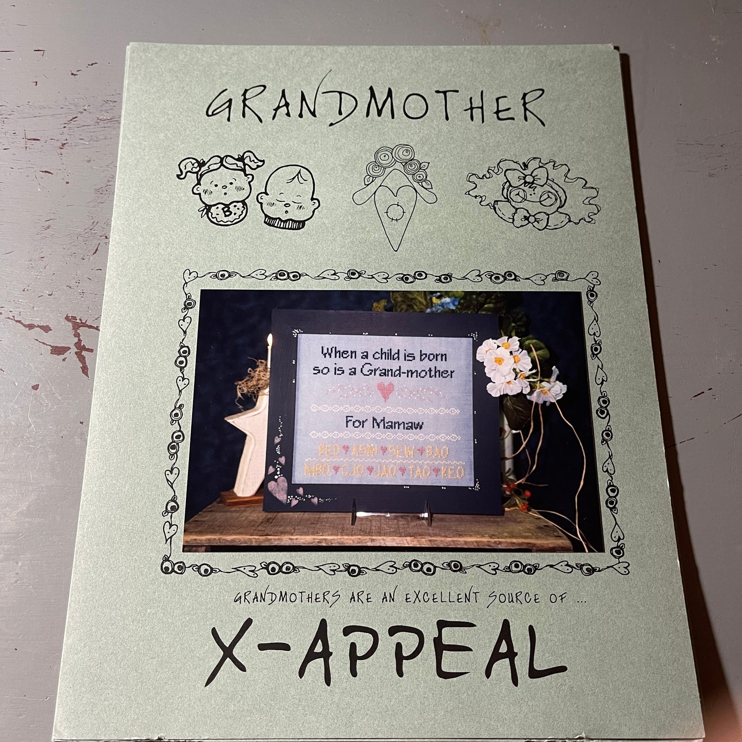 X-Appeal choice of vintage counted cross stitch charts see pictures and variations*
